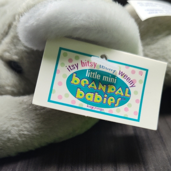 Vintage Gray Elephant Plush Keychain Circa 1996 - Picture 2 of 11